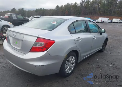 2012 Honda Civic Lx from USA, damaged, VIN 2HGFB2F55CH525804